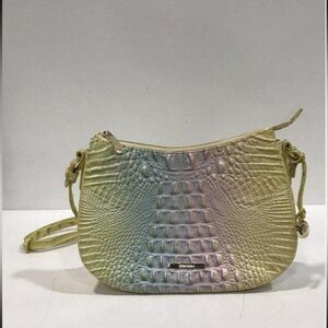 Women’s Brahmin Shayna Courage Melbourne Elegant Croc-Embossed Crossbody Bag